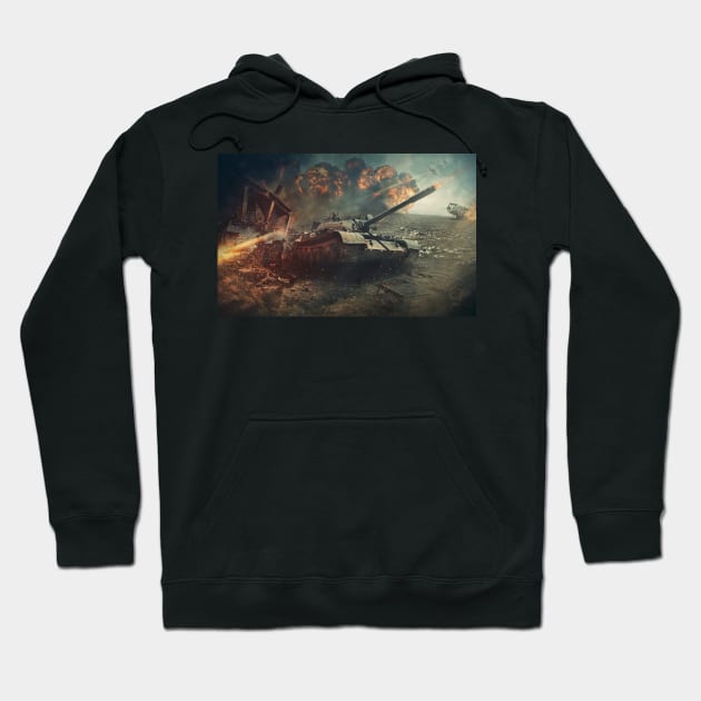 warships battle Hoodie by 1STunningArt